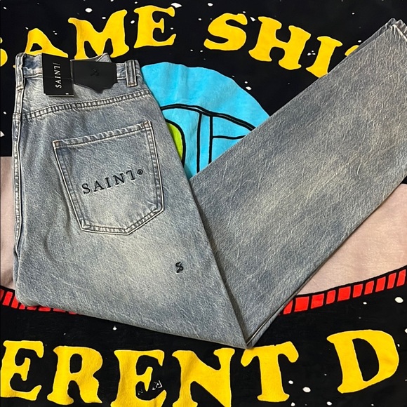 CULTURE KINGS
Saint Morta Empire Relaxed Jeans Vintage Blue - Picture 9 of 15
